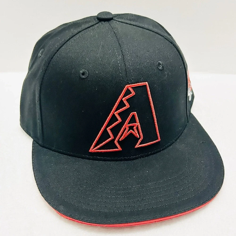 Arizona Diamondbacks MLB Poppy Memorial Day Hat Cap‎ Adjustable Snapback Black